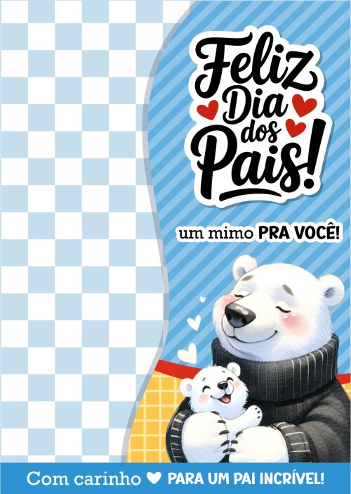 Card para Prestígio - Dia dos Pais - Não Acompanha Chocolate