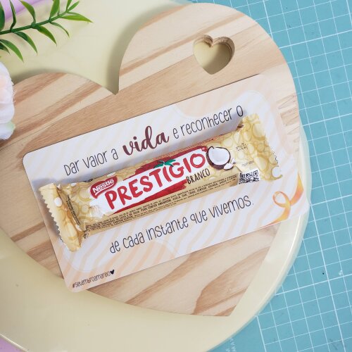 Card para Prestígio - Setembro Amarelo - Não Acompanha Chocolate