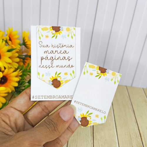 Marca Páginas Magnético Setembro Amarelo