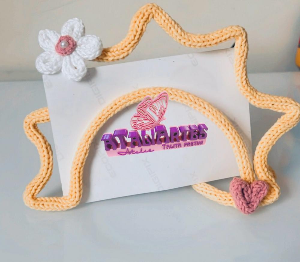 10 unidades Sol centro de mesa personalizado em tricotin - Cópia