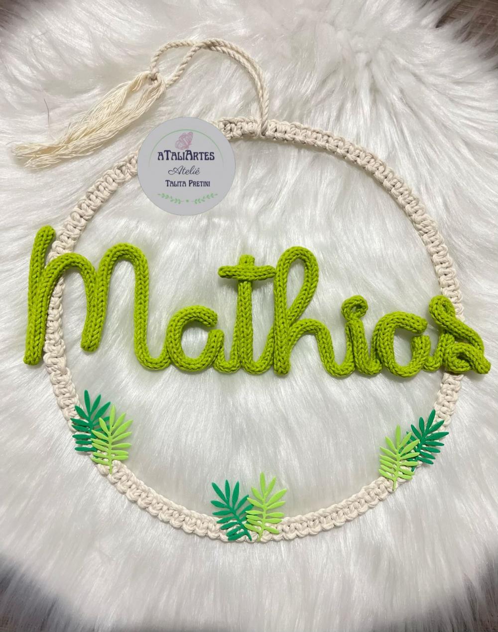 Kit Porta Maternidade + Móbile Menino Personalizado Tricotin