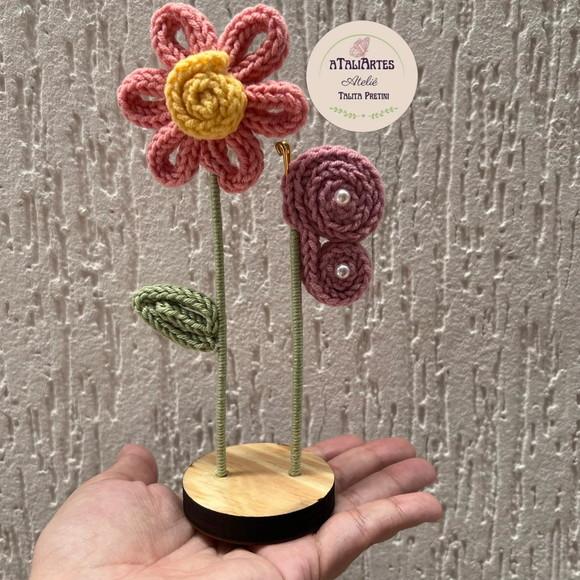 15 Unidades Lembrancinha Jardim Personalizada em Tricotin