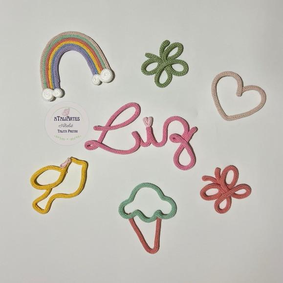 Kit Mêsversário com 6 Desenhos + Nome Personalizados