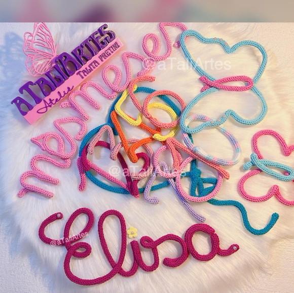 Kit Mêsversário Borboletas Personalizado Tricotin