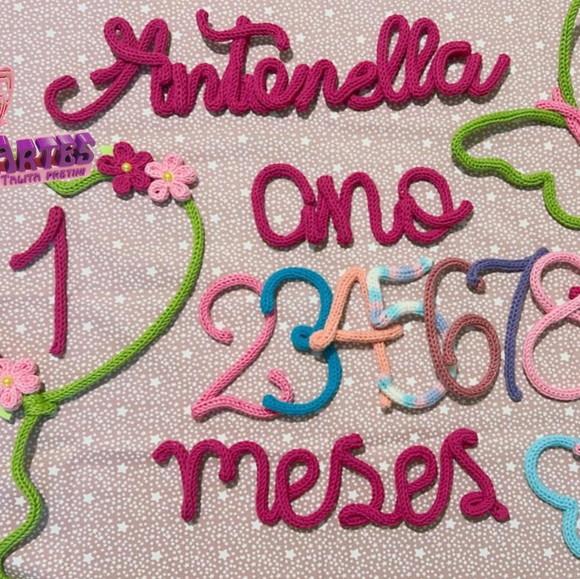 Kit Mêsversário Jardim das Borboletas Personalizado Tricotin