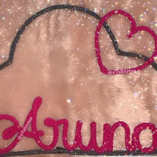 Porta Maternidade Nuvem Personalizada em Tricotin