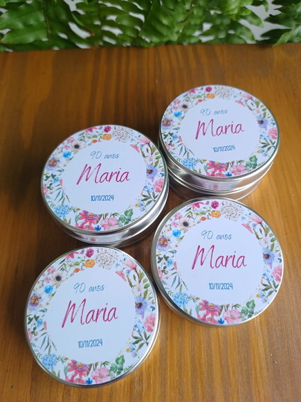 Latinha personalizada com tercinho
