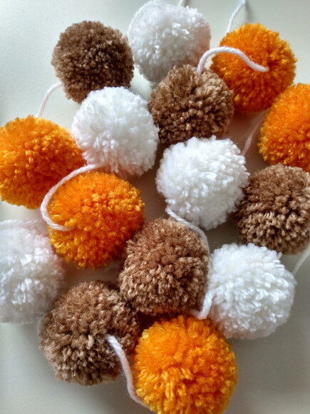 Varal de Pompons para decoração