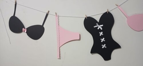 Varal de Lingerie para Chá de Lingerie