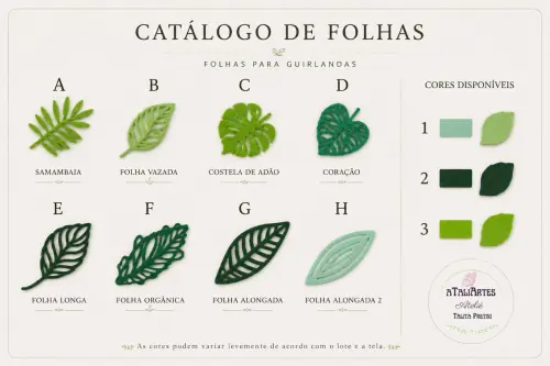 Catálogo de folhas