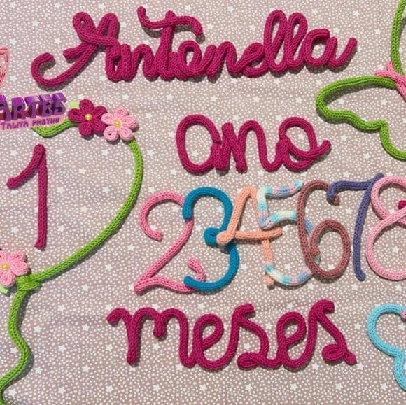 Kit Mêsversário Jardim das Borboletas Personalizado Tricotin