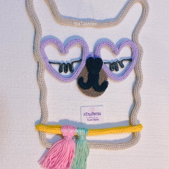 Animalzinho da Floresta Encantada Personalizado em Tricotin