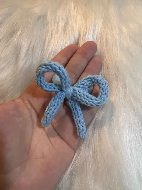 06 Unidades de Elástico de cabelo personalizados em tricotin