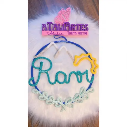 Enfeite de Porta maternidade praia, mar, oceano personalizado