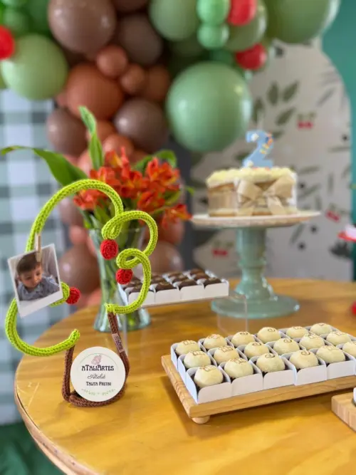 10 Unidades Arvore Centro de mesa personalizado tricotin