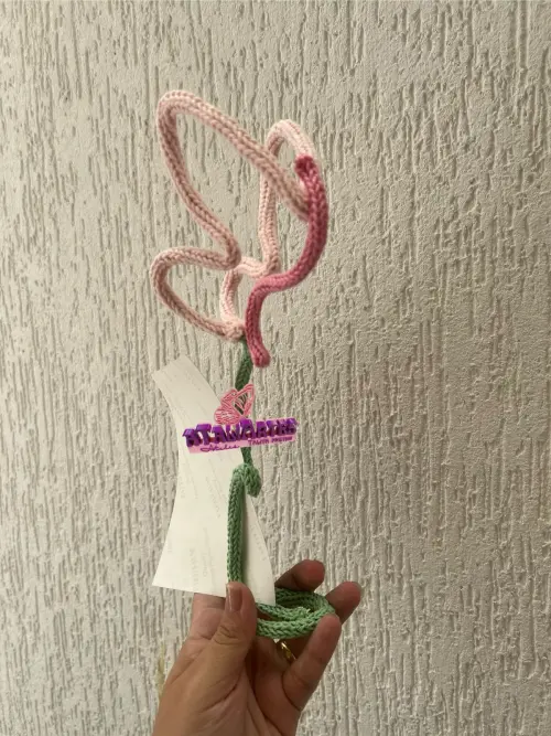 10 unidades Borboletas centro de mesa porta retrato em tricotin