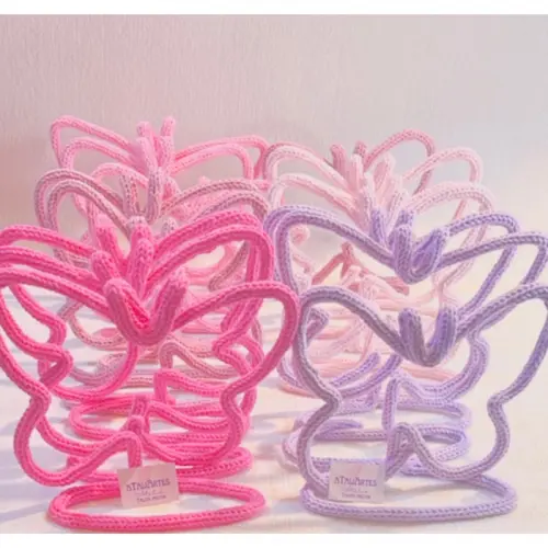 10 unidades Borboletas porta retrato personalizado em tricotin