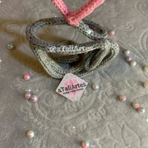 Xícara Decorativa Personalizada em Tricotin