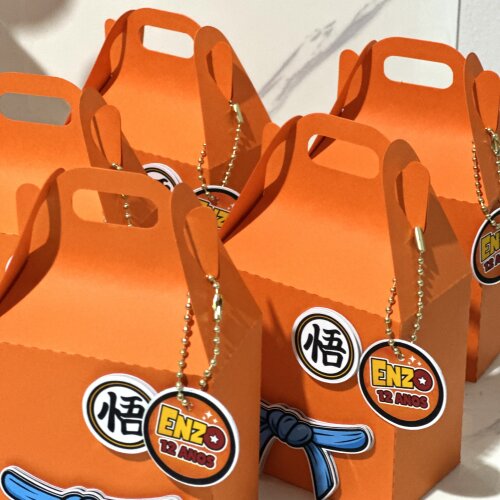 Kit Completo Personalizado com Topper de Bolo, Maletinhas e Palit