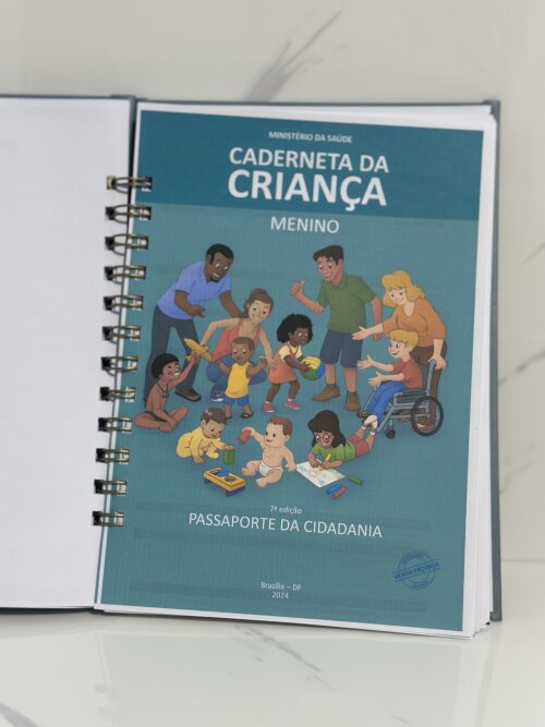 Caderneta de Saúde Personalizada A5 | Capa Dura com Laminação 