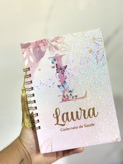 Caderneta de Saúde Personalizada A5 | Capa Dura com Laminação 