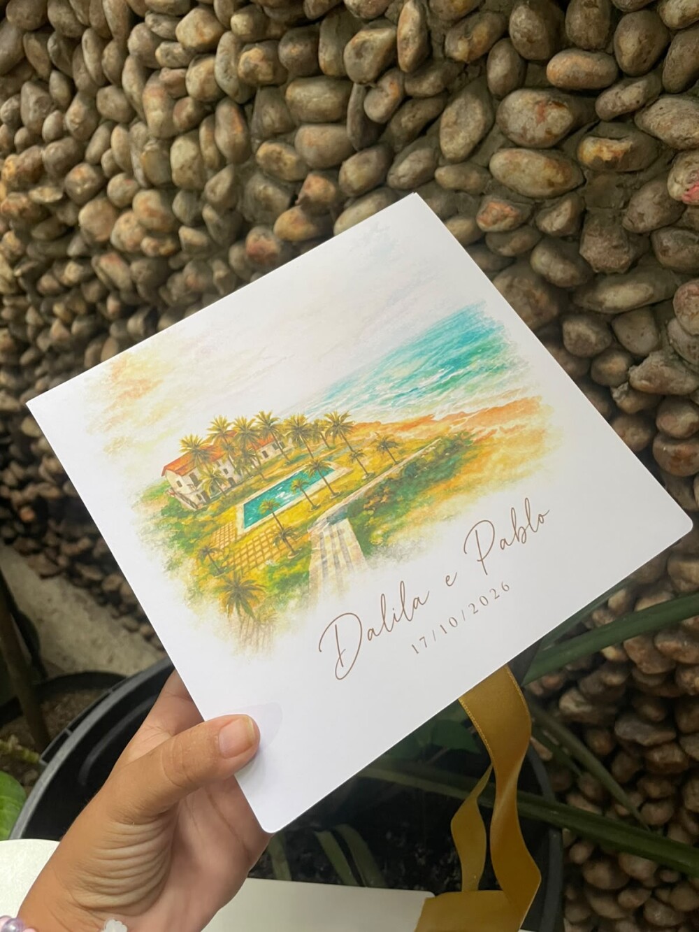 Caixa Convite Personalizada 17X17