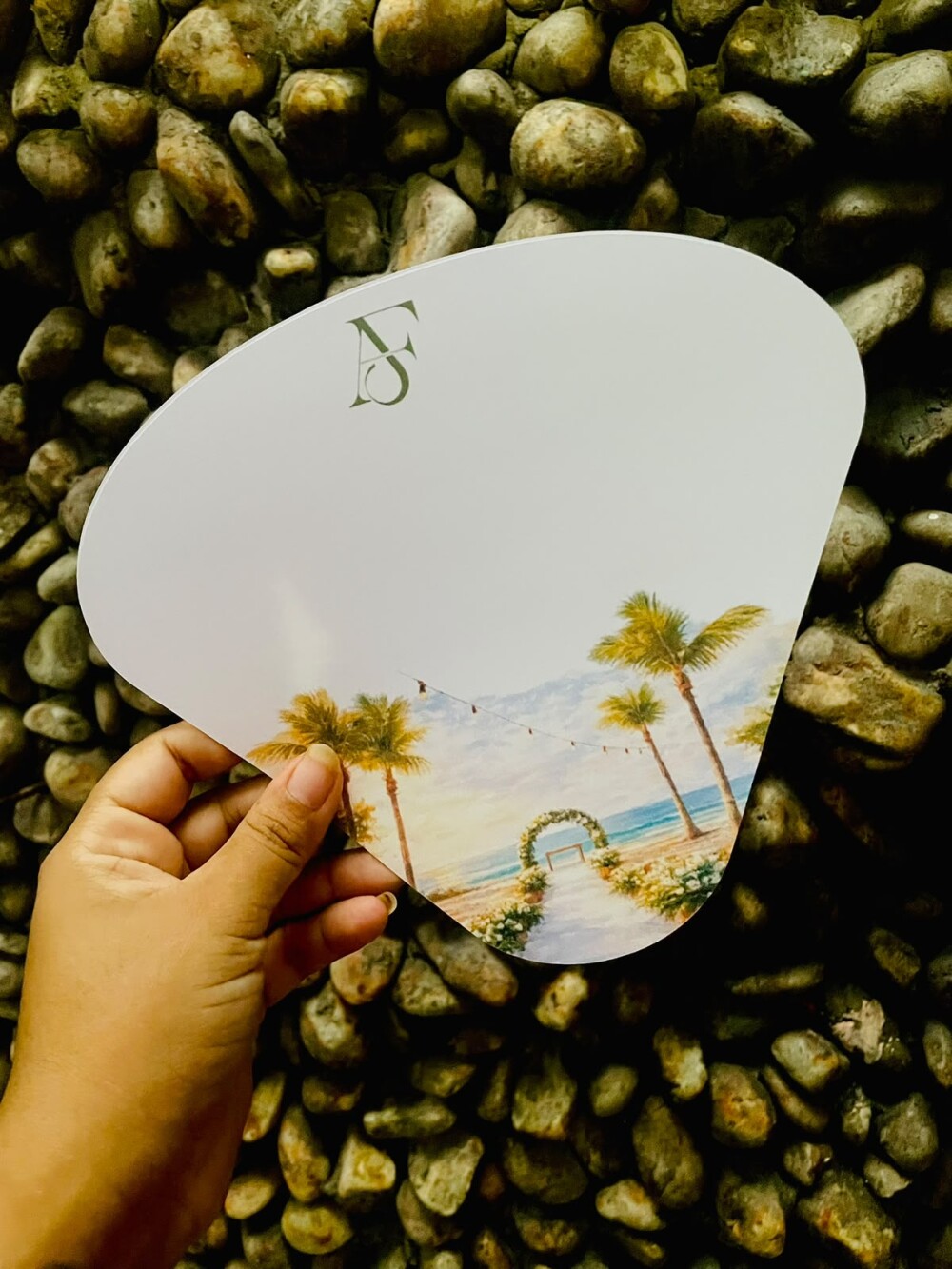 Ventarola Personalizada para Casamento