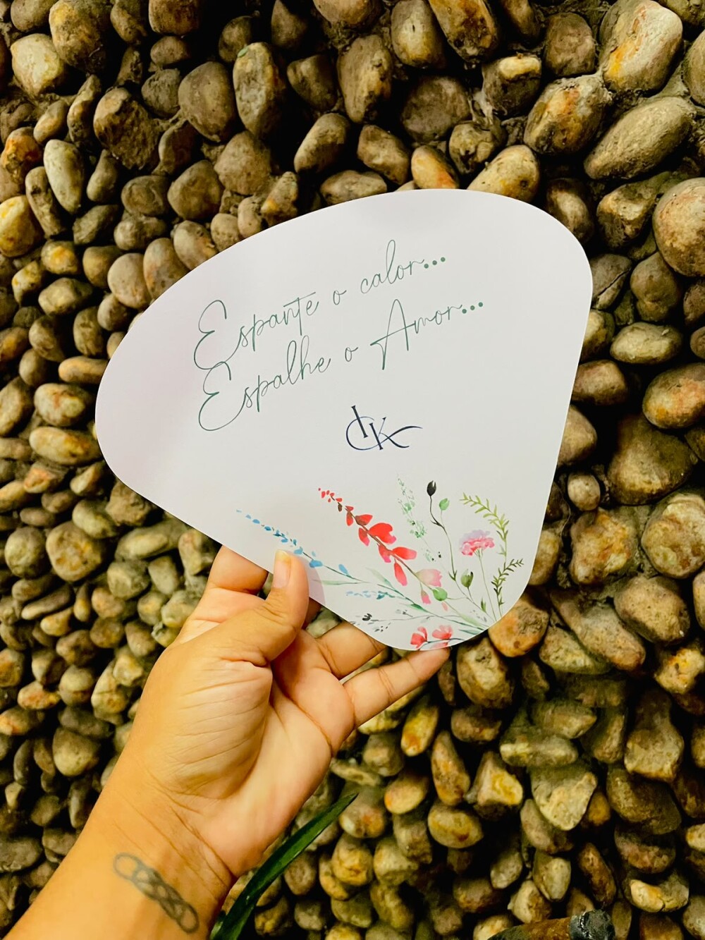 Ventarola Personalizada para Casamento