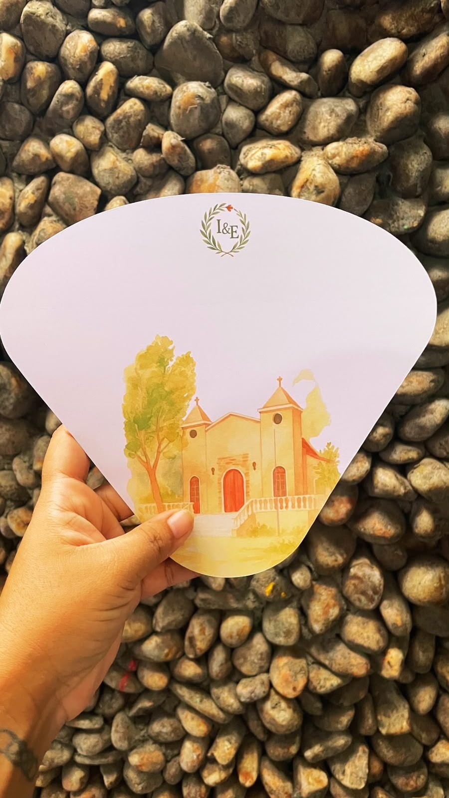 Ventarola Personalizada para Casamento