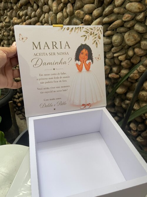Caixa Convite Personalizada 17X17