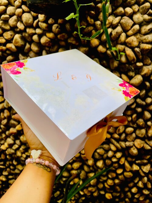 Caixa Convite Personalizada 17X17