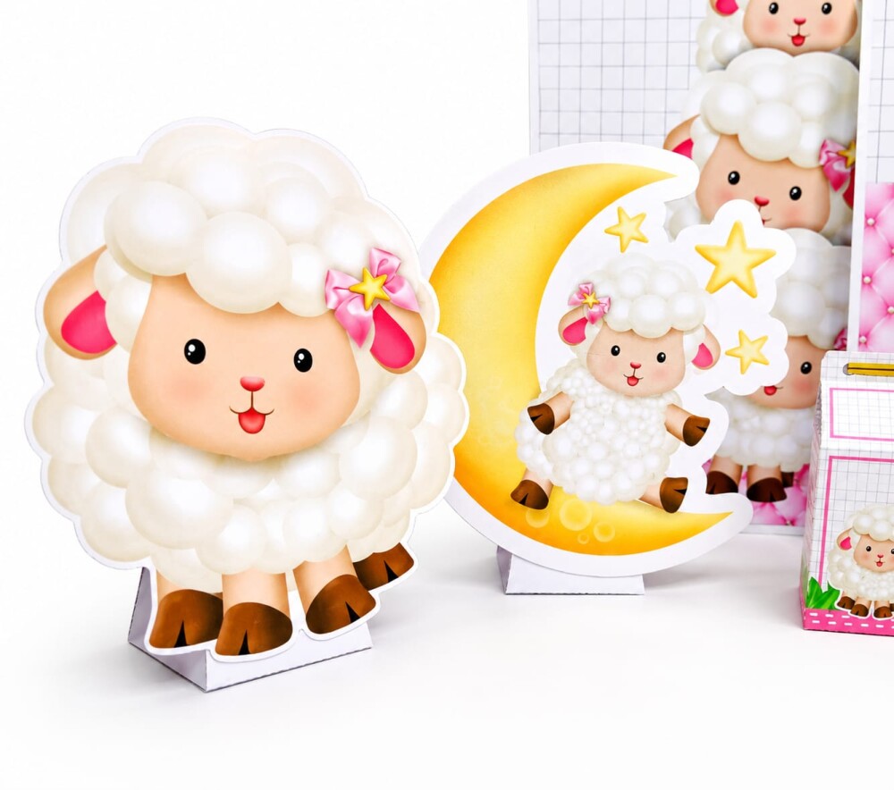 Kit Personalizado – Só um Bolinho | Tema Ovelhinha