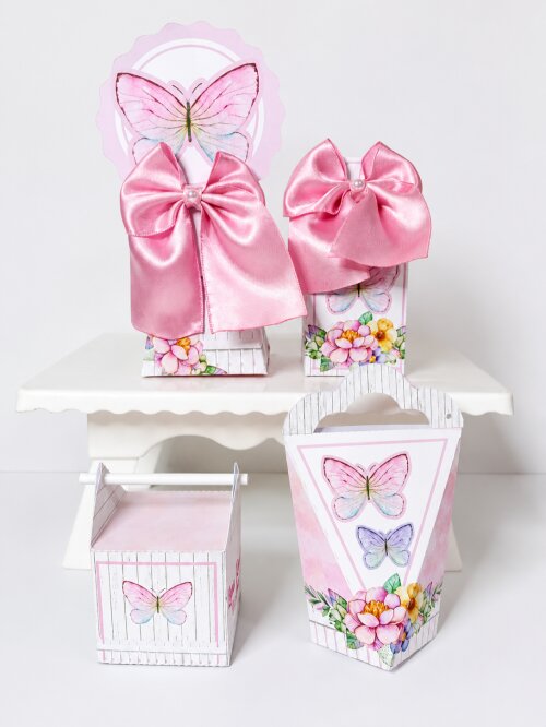 Kit Personalizado Jardim das Borboletas / Mini personalizado