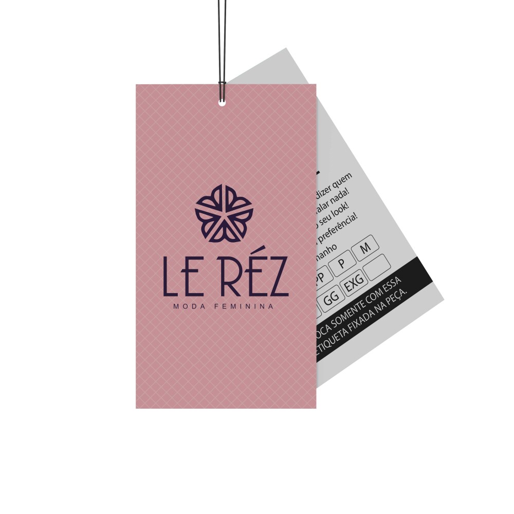 1.000 Tags Personalizadas para roupas, Lingeries