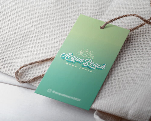 1.000 Tags Personalizadas para roupas, Lingeries, Brindes