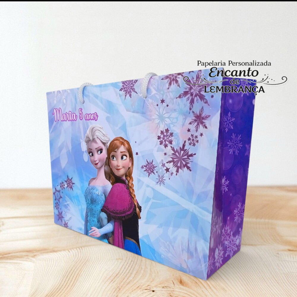 10 SACOLA PERSONALIZADA FROZEN / sacola frozen / sacola supressa 