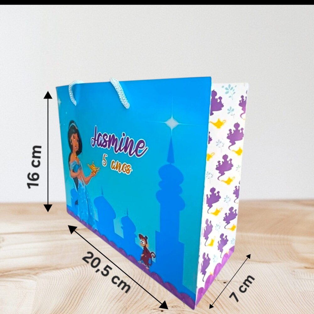 10 SACOLA PERSONALIZADA JASMINE / sacola Jasmine/sacola supressa 