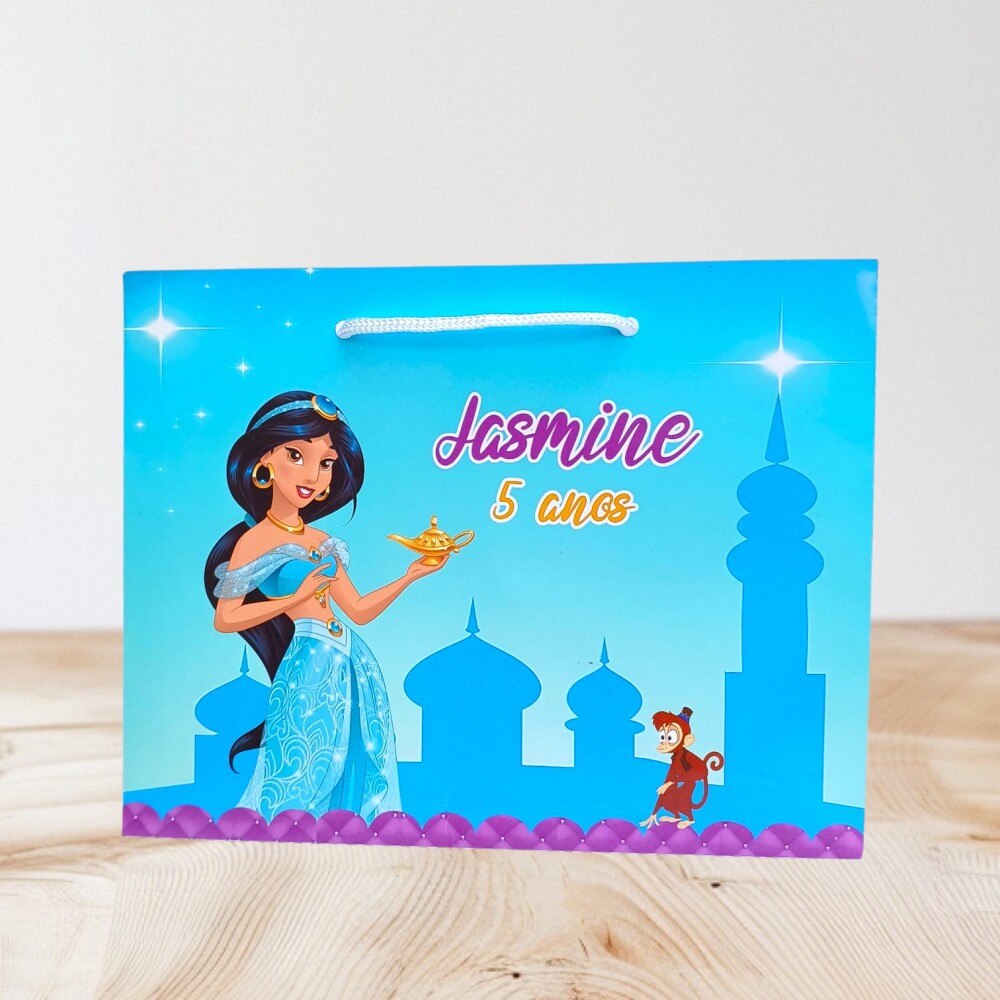 10 SACOLA PERSONALIZADA JASMINE / sacola Jasmine/sacola supressa 