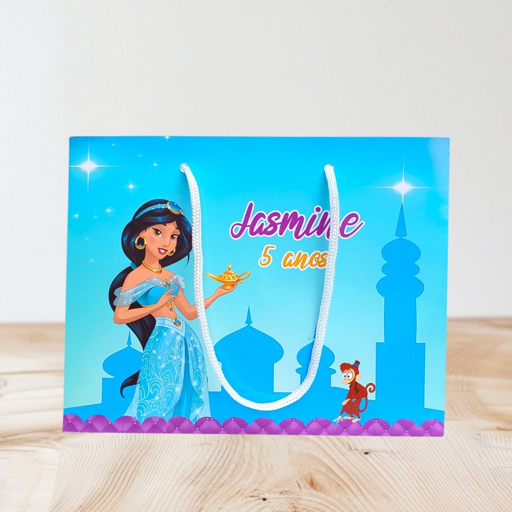 10 SACOLA PERSONALIZADA JASMINE / sacola Jasmine/sacola supressa 
