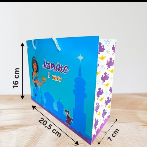 10 SACOLA PERSONALIZADA JASMINE / sacola Jasmine/sacola supressa 