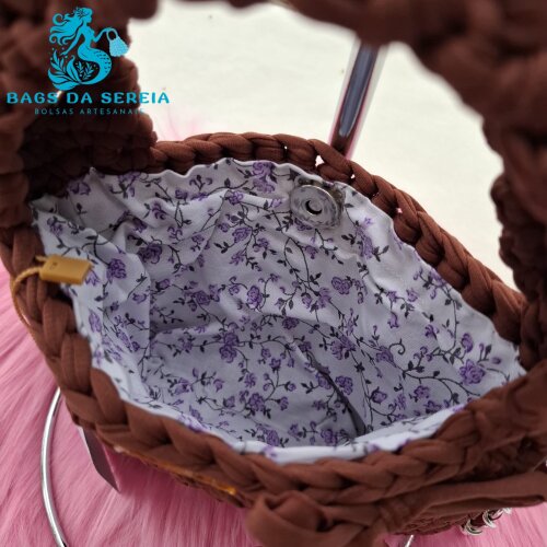 Bolsa Artesanal em Fio de Malha Premium