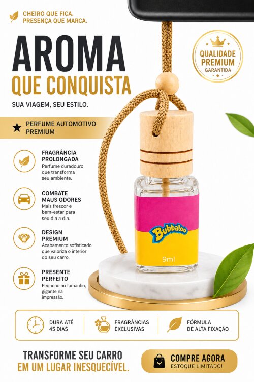 Aromatizante pingente artesanal