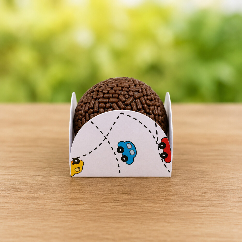 Forminhas para Doces Personalizadas no tema CARRINHOS - Forminhas
