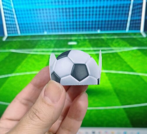 Forminhas p/ Doces no tema BOLA DE FUTEBOL - Forminhas p/ Docinho