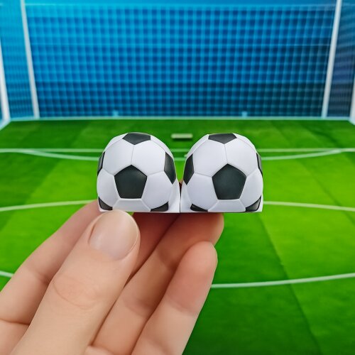 Forminhas p/ Doces no tema BOLA DE FUTEBOL - Forminhas p/ Docinho