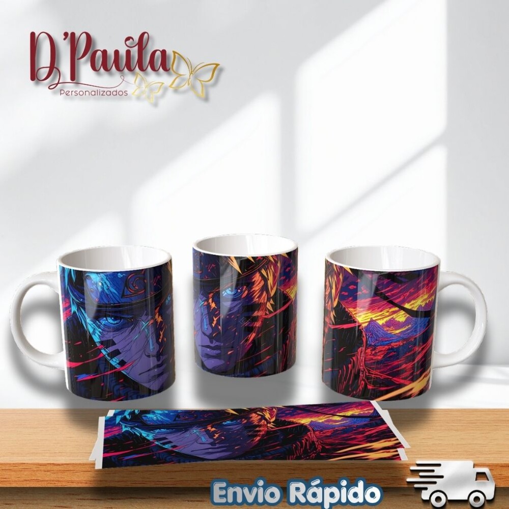 Caneca Anime Ninja 325ml | Presente Geek Personalizado