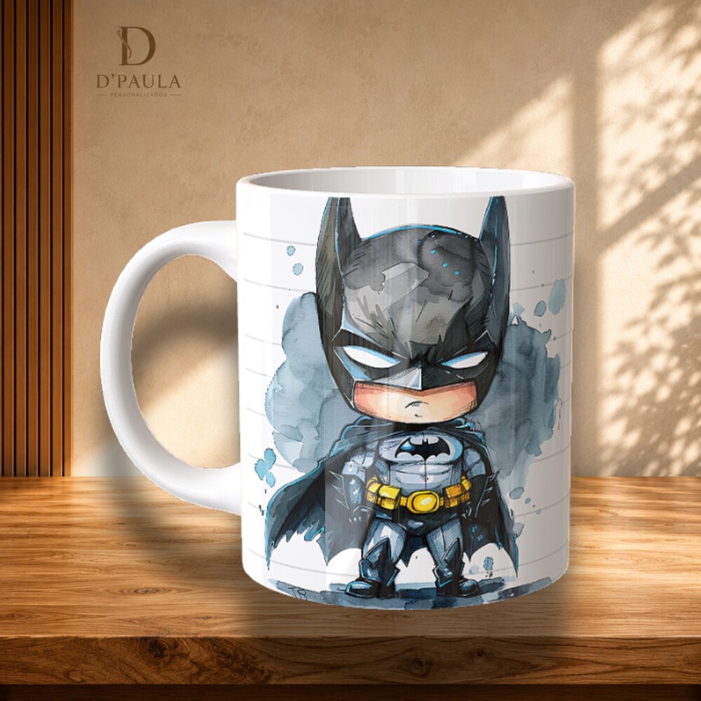 Caneca Dia dos Pais Herói em Cerâmica 325ml | Presente Criativo