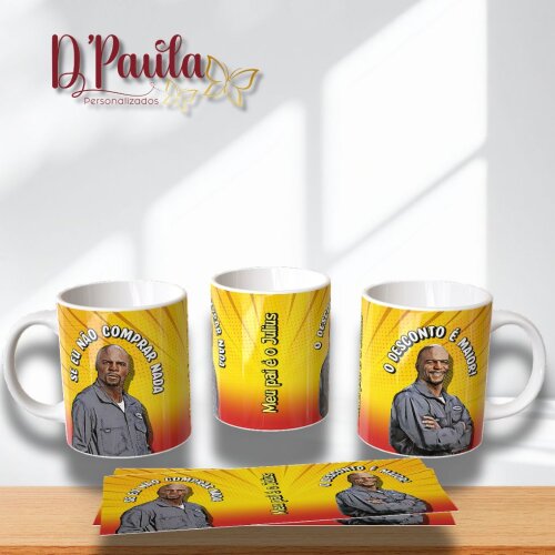 Caneca Divertida O Desconto É Maior 325ml | D'Paula