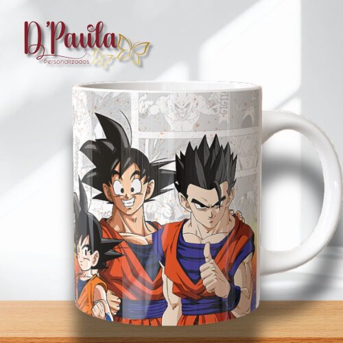 Caneca Pai Super Saiyajin 325ml | Presente para o Papai