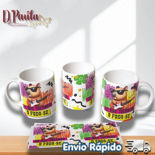 Caneca Capivara Divertida 325ml | Presente Criativo